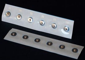 Clear plastic pregelled Electrode, 24mm