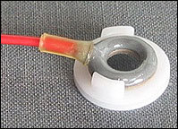 Adapter/houder voor ring-electrode