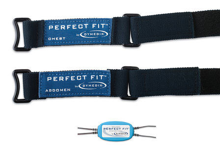 Perfect Fit Pediatric Effort Belt Kit: 2 sensors, 2 ea-15&quot;,25&quot;,35&quot; Straps, Sum Interface Cable