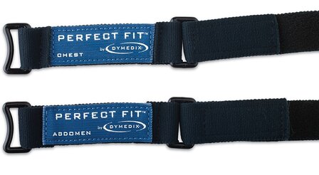 Perfect Fit Adult Effort Belt Sensors, (1-Chest, 1-Abdomen)