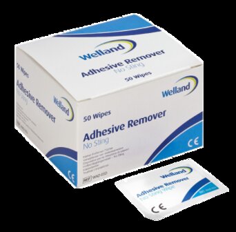 Adhesive Remover Wipes, No Sting