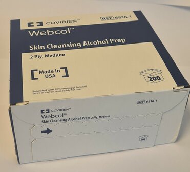 Prep Pad, Alcohol, 200/pkg