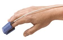 Nonin Adult Articulated Internal Spring Finger Clip, 1 meter cable