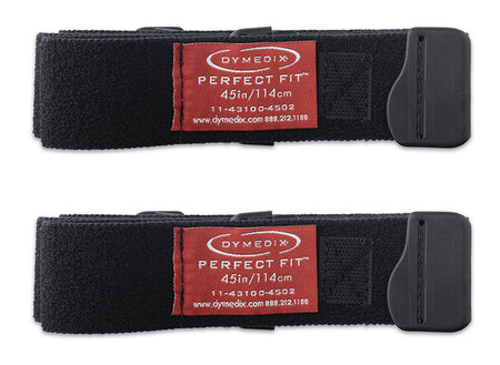 Perfect Fit Effort Belt Strap, Large, 45", 2 Pack