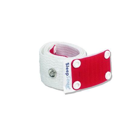 Multiple use Inductive Plethysmography Band - Medium (2/Pack)-White