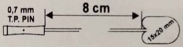Disposable Adhesive Surface Electrode "duckfeet"