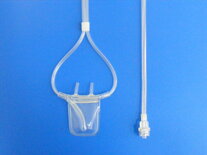 Adult Nasal Pressure Monitoring Cannula with Cupped Oral Prong