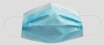 Medisch mondmasker 3A type IIR blauw earloop