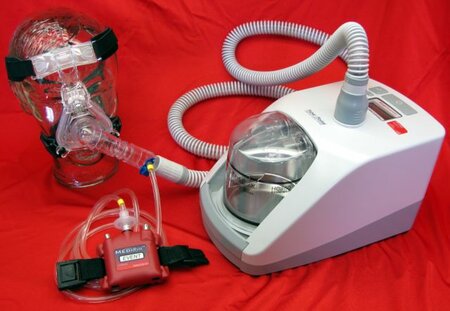 MediByte / MediByte Jr to CPAP adaptor kit adds CPAP pressure (at mask) to recording