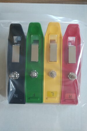 Set van 4 ledemaatklemmen