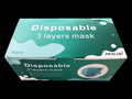 Disposable Facemask, 3layer, noseclip support