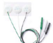 Neonatal ECG Electrodes, foam backing, 3x200 stuks